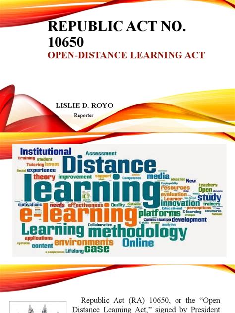 ra10650|PNoy signs open distance learning law .